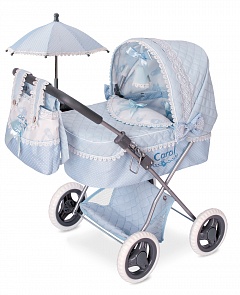 Коляска с сумкой и зонтиком серии Кэрол, 60 см. (DeCuevas, 85022)